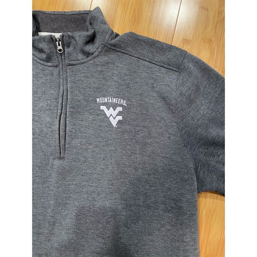 Top of the World Men's 2XL Gray Full Zip Sweater Mountaineers Logo - Picture 2 of 8